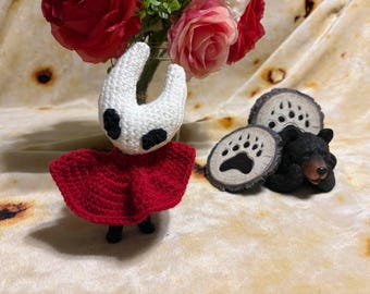 Szerszeń Amigurumi | Ręcznie szydełkowana pluszowa figurka Hollow Knight