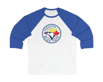 Toronto Blue Tays Unisex 3\4 Sleeve Baseball Tee