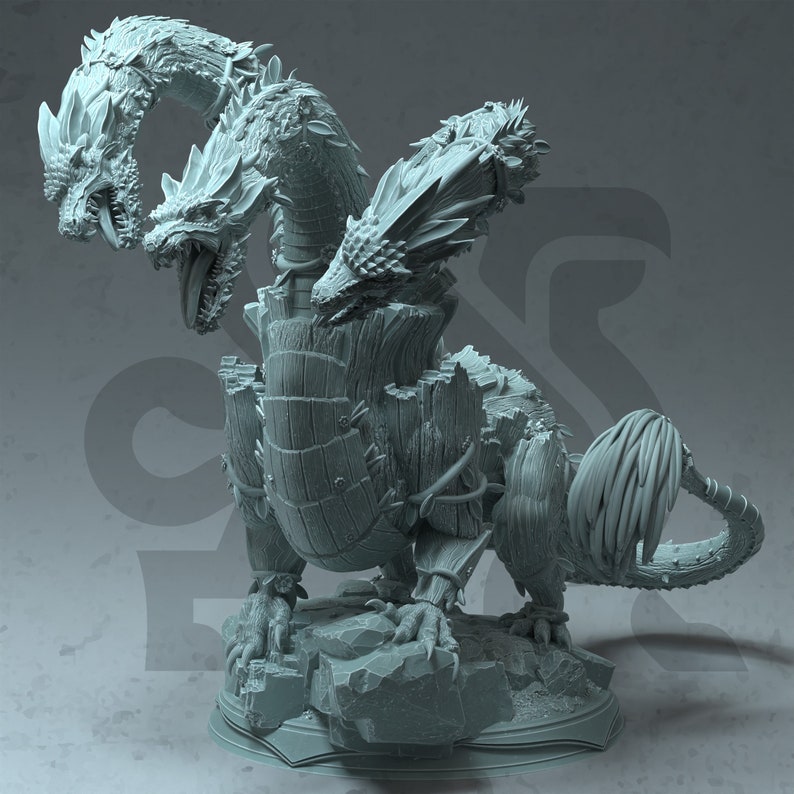 Fey Touched Hydra Volitra Figure Base Print 3d 12k Dnd Miniature Gift ...