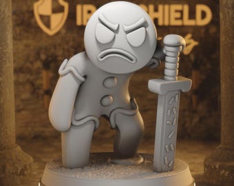 Gingerbrute - Animated Gingerbread Construct Battle-Weary Cookie Minion 14k 3D Miniature | Dungeons & Dragons DND Tabletop | Mammoth Factory