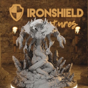 Eldritch Abomination Aberration - The Voice Figure + Base 3d print 16k dnd miniatuur Cadeau-idee mini | Kerkers & Draken | Tafelblad DM-voorraad