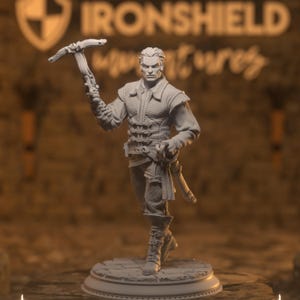 Bandit Crossbow Thug - Rossa Cartel Figuur 14k + Basisprint 3D RPG Miniatuur Cadeau Idee mini | Dungeons & Dragons DND tafelblad | DM Stash