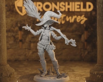 Berryheather Goode - Sickle-Wielding Human Hedge Witch Druid Hexer of t 14k 3D Miniature | Dungeons & Dragons DND Tabletop | Mammoth Factory