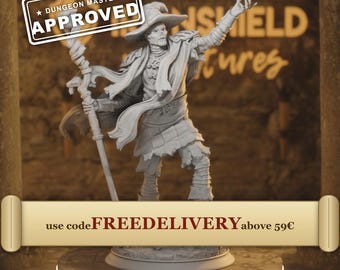 Blighted Magister - Dragonblight Progressed Undead Wizard Horror of Canos 14k 3D Miniature | Dungeons & Dragons DND Tabletop | DM Stash