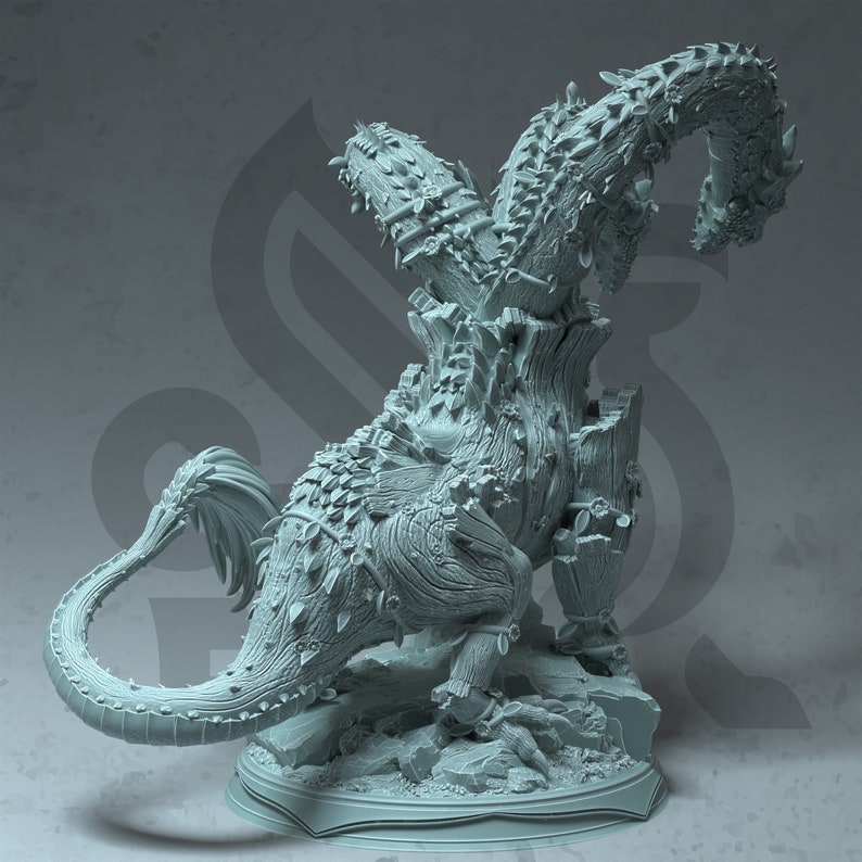 Fey Touched Hydra Volitra Figure Base Print 3d 12k Dnd Miniature Gift ...