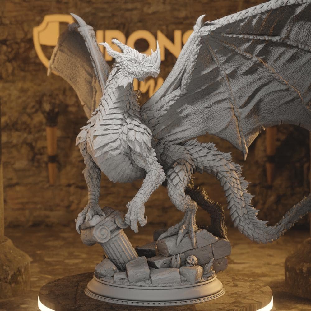 Midorius Giant Dragon Drake Giga Figure + BONUS Print 3d 12k