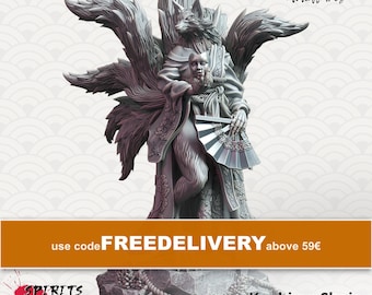 Kyubi No Shoujo the Nine Tailed Fox Spirit / Tabletop Model