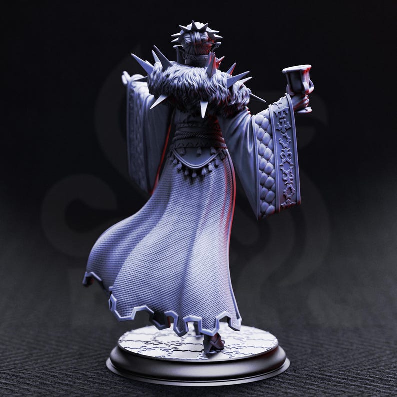Baroness Noctra – Vampire Noblewoman Drow Sorceress Figure 16k + Base ...