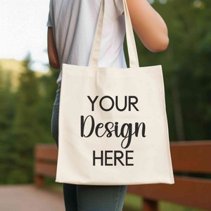 Natural tote bag mockup, Canvas tote bag mock, Boho shopping bag mockup, Model tote bag mock up, Cotton bag mockup, Lifestyle gift bag mock