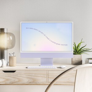 3er-Set | Regenbogen-Farbverlaufsästhetik mit Motivationszitat-Tapete | Desktop/Laptop/Tablet | Digitaler Sofort Download