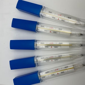 2 Mercury clinical thermometers image 3