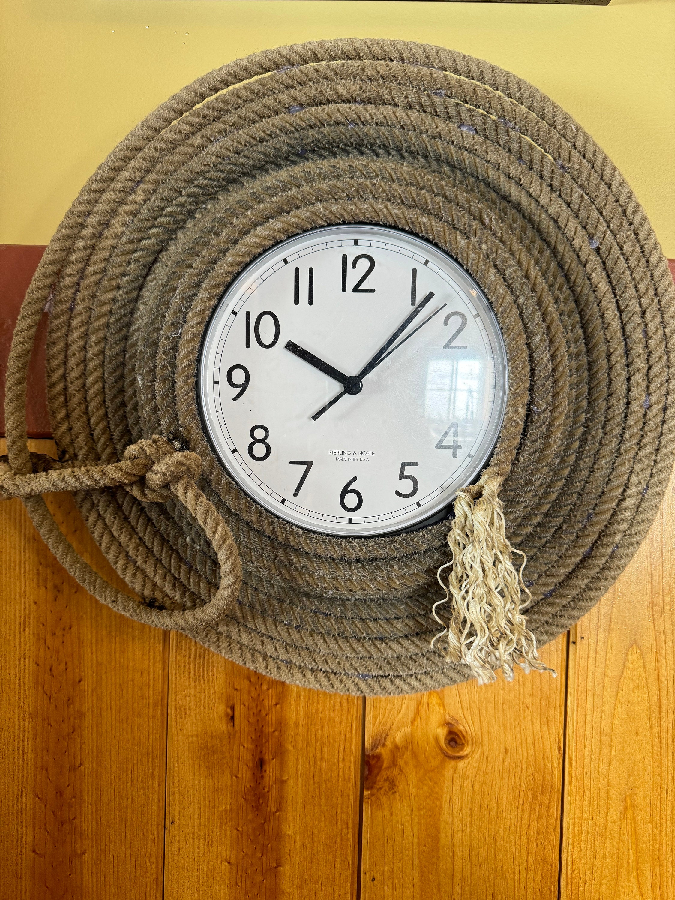 Lariat Rope Clock