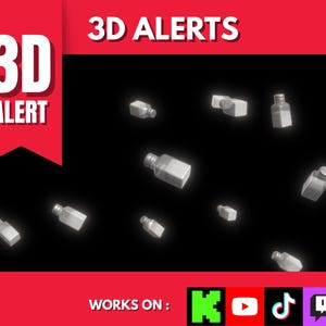Premium 3d Salty Stream ALERT | Twitch Alerts | Kick Alert | Twitch Alerts Animated | Twitch Stream Alerts | Animated Alerts Twitch