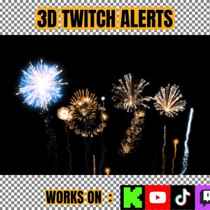 Premium FireCracker ALERT | Twitch Alerts | Kick Alert | Twitch Alerts Animated | Twitch Stream Alerts | Animated Alerts Twitch