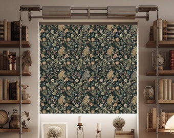 Fern & Rabbit Botanical Roller Shade - Blackout Option