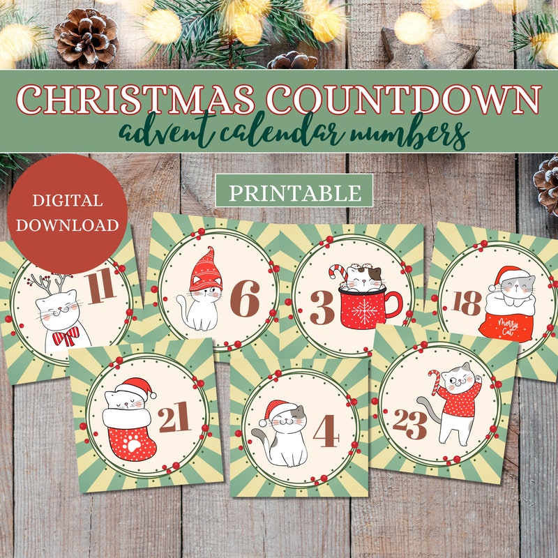 Advent Numbers - Etsy
