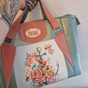 Pdf SCHNITTMUSTER auf DEUTSCH, Isabella Handtasche Schnittmuster, PDF Handtasche Schnittmuster zdjęcie 5