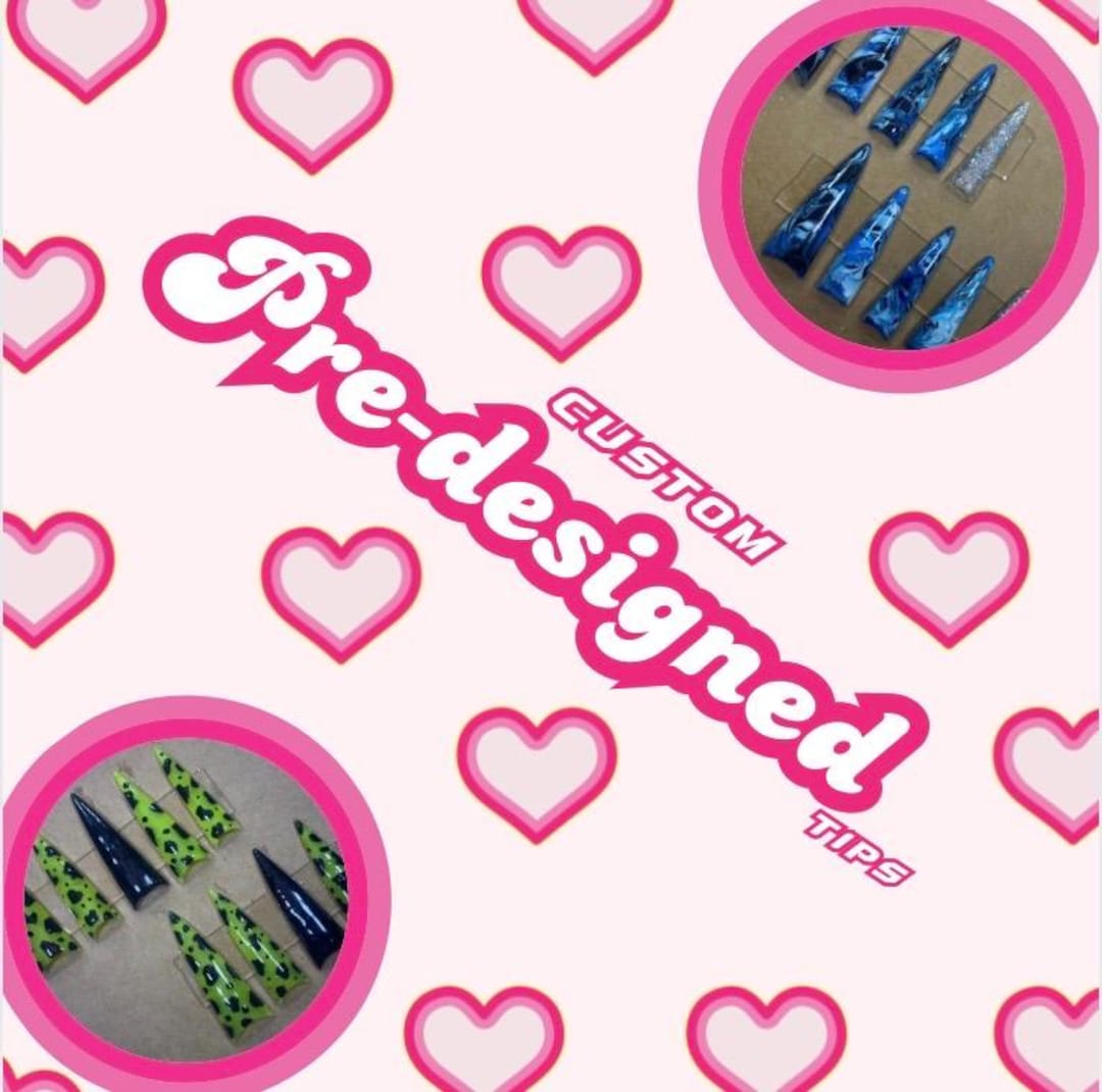 Custom Pre-designed Tips - Etsy
