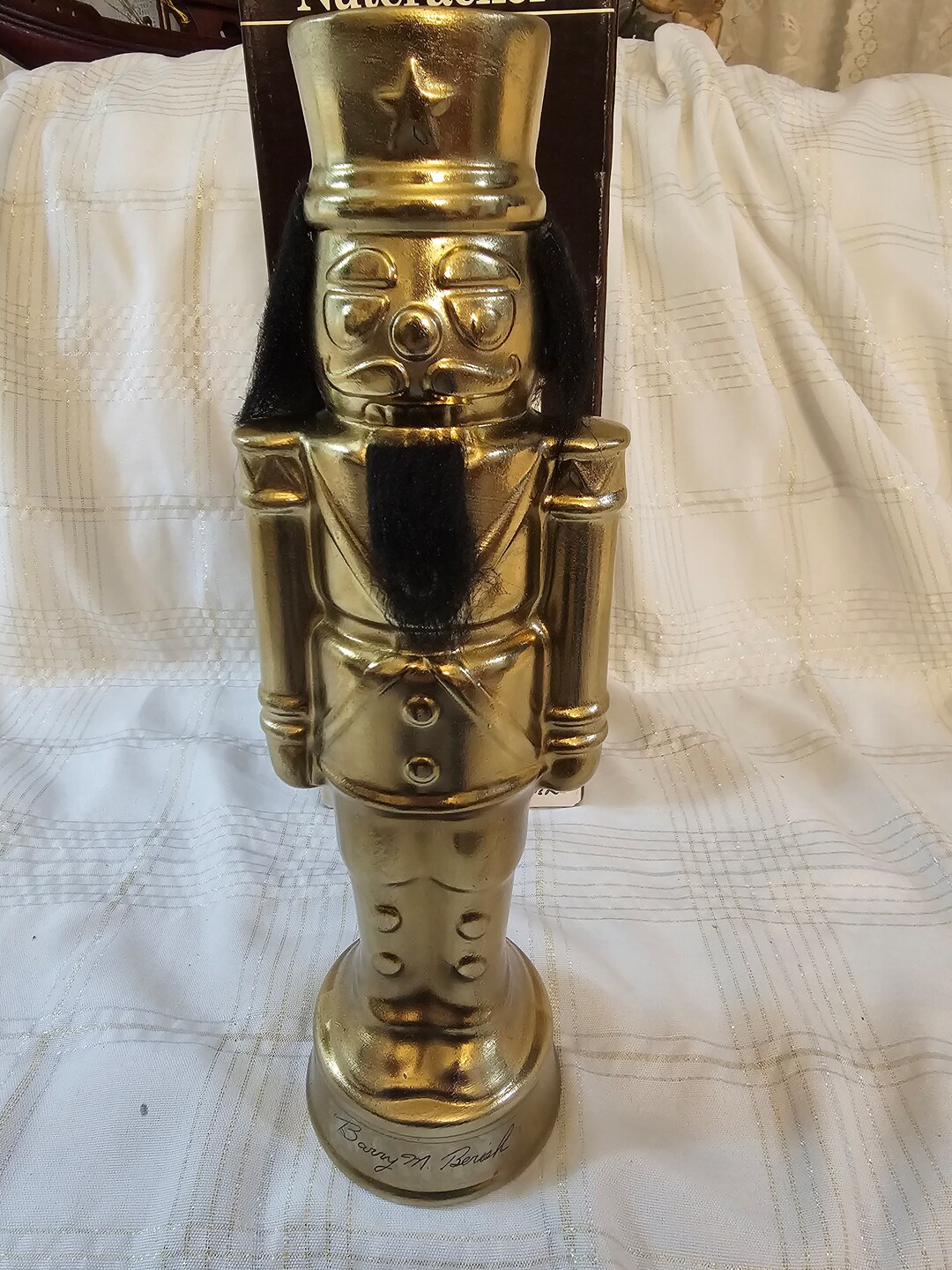 Rare and Collectible Jim Beam Gold Nutcracker. Etsy