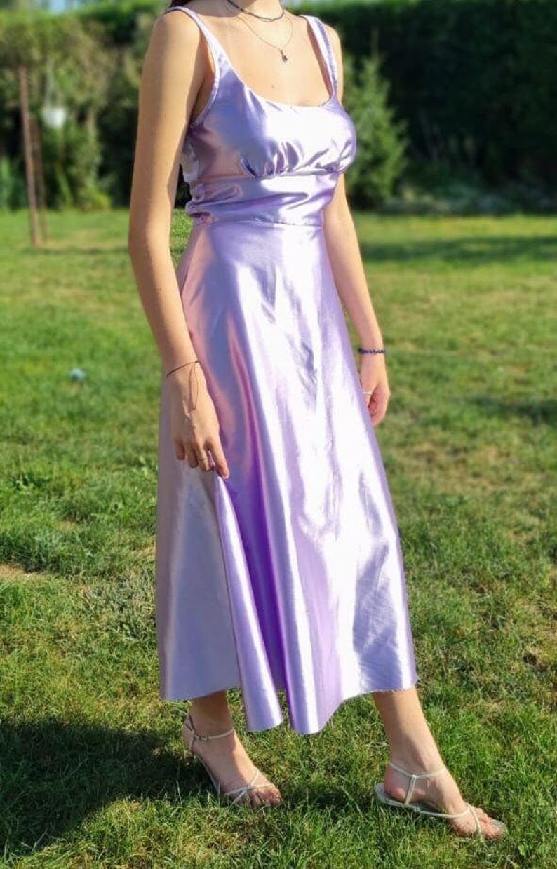 Hardin herbal dye dress in purple