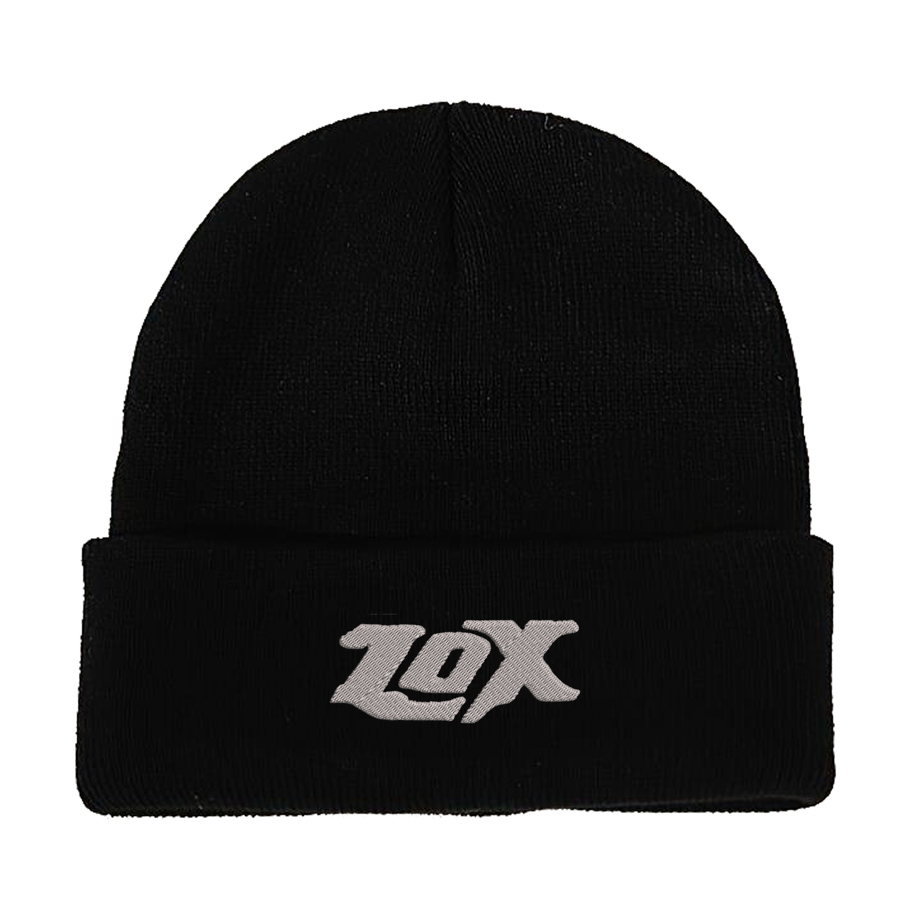 The Lox Trinity Black Beanie W/ Charcoal, White Logo NWOT DMX the Lox  Jadakiss Styles P Sheek Swizz Beatz 