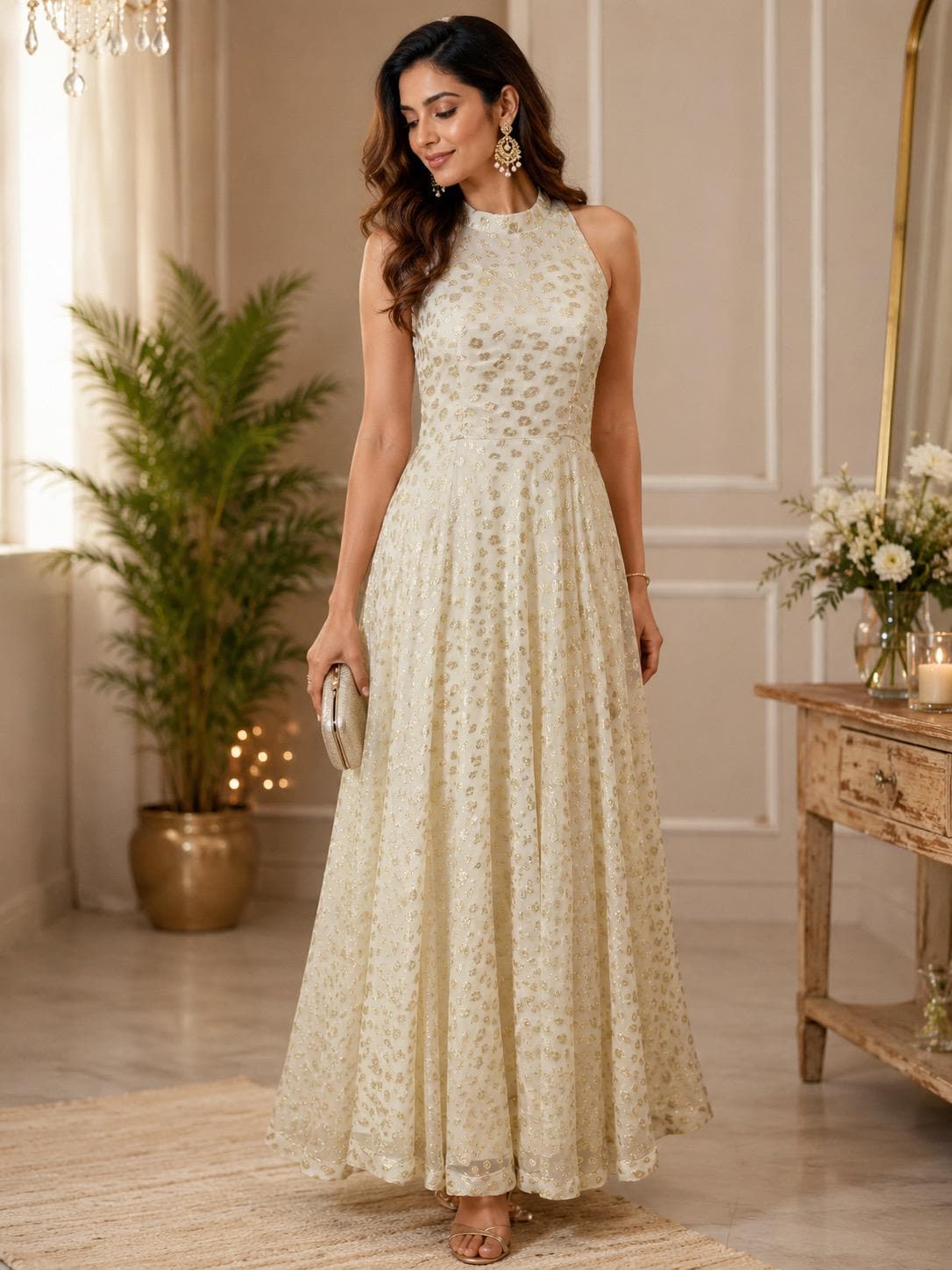 bollywood formal dresses Evening Gown satin sage bridesmaid dress long