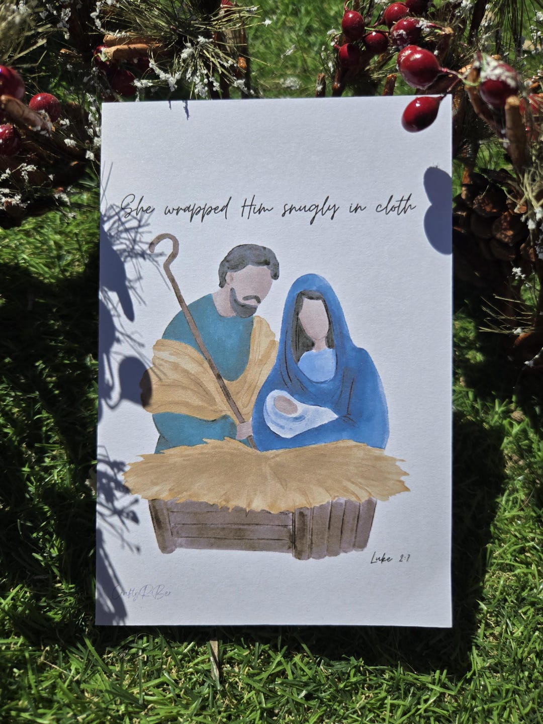 Celebrate the True Spirit of Christmas With Our Watercolor Nativity ...