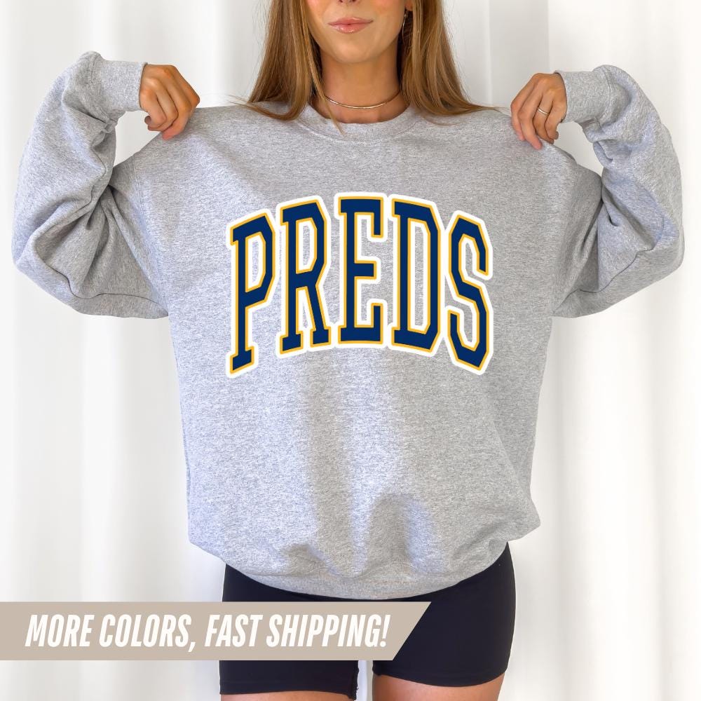 Nashville Predators Sweatshirt Etsy