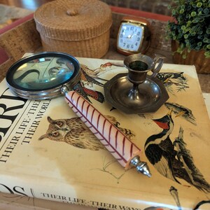 Vintage brass candle holder