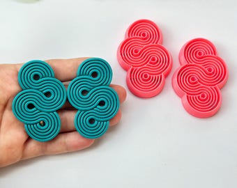 Endlees Knot Embossed Cutter For Polymer Clay