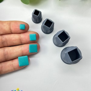 Square Micro Cutter |  Polymer Clay Micro Cutter| Tiny Square Cutter|Micro Jewelry Supply| LSD903 |