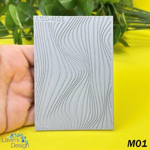 Path Flow Texture Mat For Polymer Clay | Embossing Clay Tools | Clay Jewellery Tool | LSD-M01 |