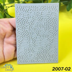 Neuro Flow Pattern Texture Mat For Polymer Clay | Embossing Clay Tools | Clay Jewellery Tool | LSD2007 |