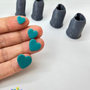 Heart Playing Cards Micro Cutter |  Polymer Clay Micro Cutter |  Micro Cutter | Tiny Heart Cutter | Micro Jewelry Supply | LSD943-2 |