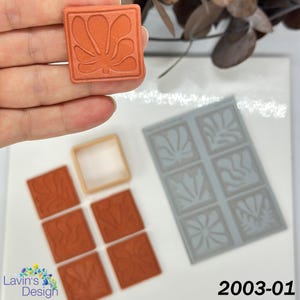 Matisse Texture Mat For Polymer Clay |  Matisse Flower Embossing Clay Tools | Clay Jewellery Tool | LSD2003 |