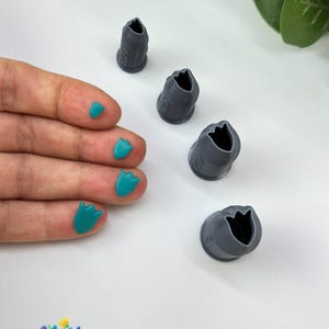 Tulip Micro Cutter |  Polymer Clay Micro Cutter | Flower Micro Cutter | Tiny Tulip Cutter | Micro Jewelry Supply | LSD912 |