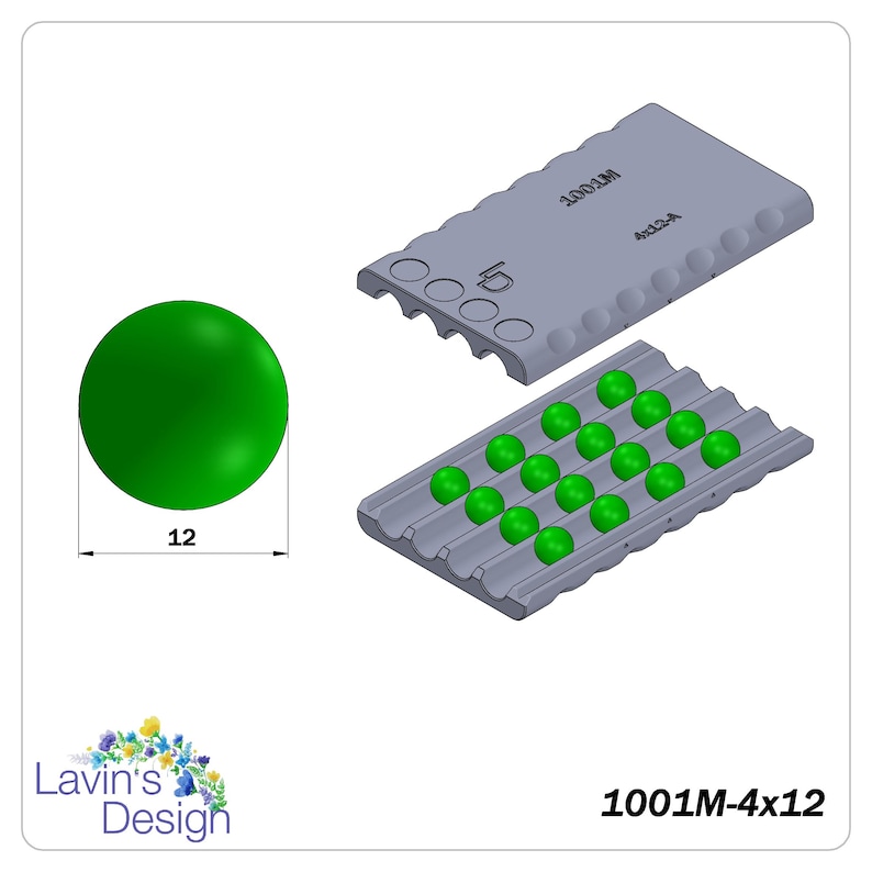 Multi Round Shape Bead Roller 1001M-4X12