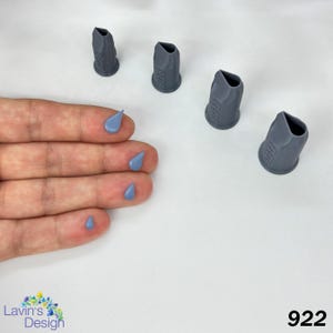 Petal Micro Cutter |  Polymer Clay Micro Cutter| Tiny Petal Cutter | Micro Jewelry Supply| LSD922 |