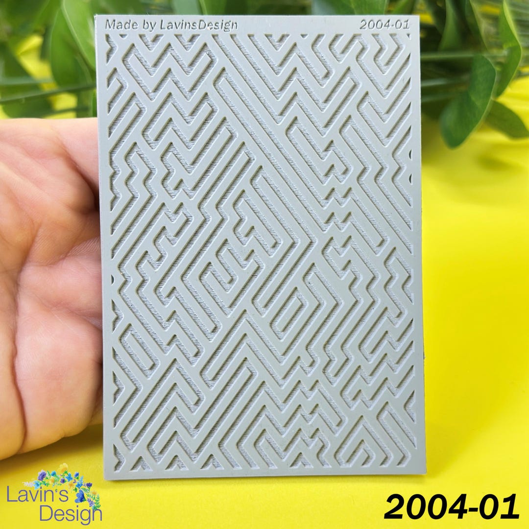 Labyrinth Path Texture Mat for Polymer Clay - Etsy