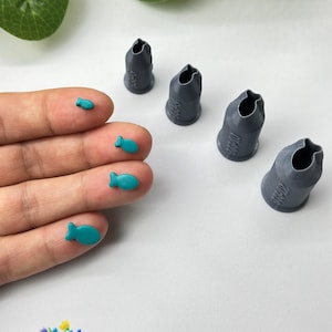 Fish Mini Clay Cutter | Polymer Clay Micro Cutter | Micro Fish Polymer Clay Cutter | Summer Micro Cutter | Micro Jewelry Supply | LSD933 |