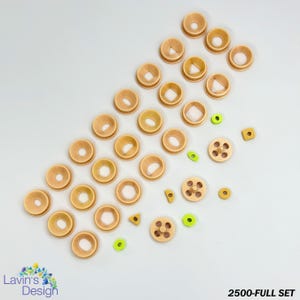 Extruder Form Disc And Hollow Die For Polymer Clay | Tube Bead Maker | LSD2500-LSD2508 |