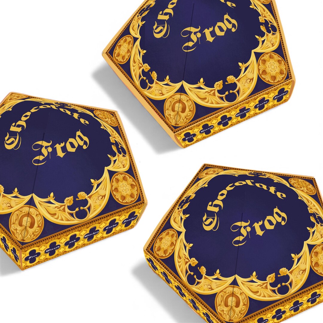 Frog Box Set Chocolate Frog Box Printable – Harry Potter Inspired | Personalized ...