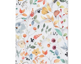 Spring Floral Arctic Fleece Blanket