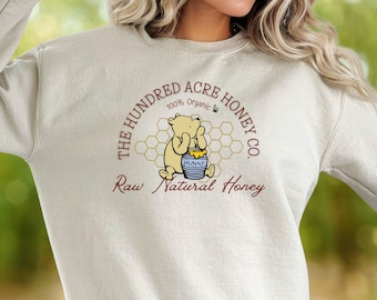 Winnie the Pooh Sweatshirt, Mama Bear Sweatshirt Pooh, Winnie-the-Pooh, Winnie the Pooh Crewneck, Hundred Acre Wood Honey Co, Pooh