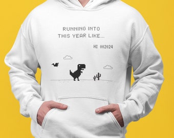 Running Into This New Years Hoodie | Gym Sweatshirt | Fitness Hoodie | Gym Lover Sweatshirt | Funny Workout Hoodie | Gym Motivation Hoodie