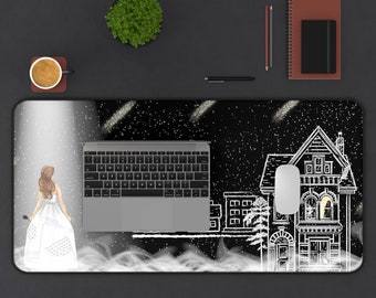 Gemartelde dichters Swiftea Cute Desk Mat Cadeau voor Swifty Fan, TTPD Merch Eras Tour, DeskMat, Desk Pad, New Album Folk Music Large Mouse Pad
