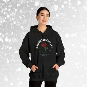 Enchanted Rose Sweatshirt,  Disneyland Sweatshirt, Belle Sweatshirt, Beauty and the Beast Hoodie, Disney Sweatshirt, Belle Rose Shirt