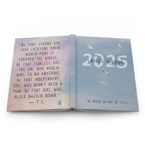 Custom Swifty Gift, Birthday Swiftea Albums as Books Journal, Eras Tour Fan Gift for Music Lovers, Eras Tour Accessory, Folk Music Journal image 6