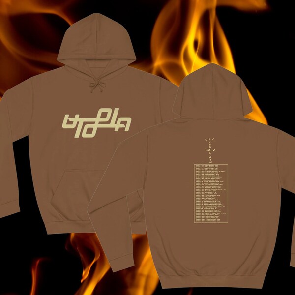 Pullover Hoodie Travis Scott Utopia Merch - Neuf Avec étiquettes, Marque KyotoStreetMarket