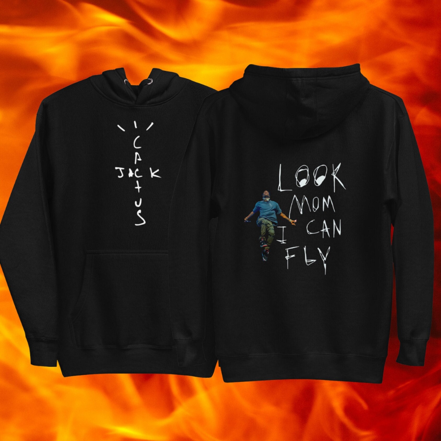 Felpe Travis Scott Look Mom I Can Fly 2025